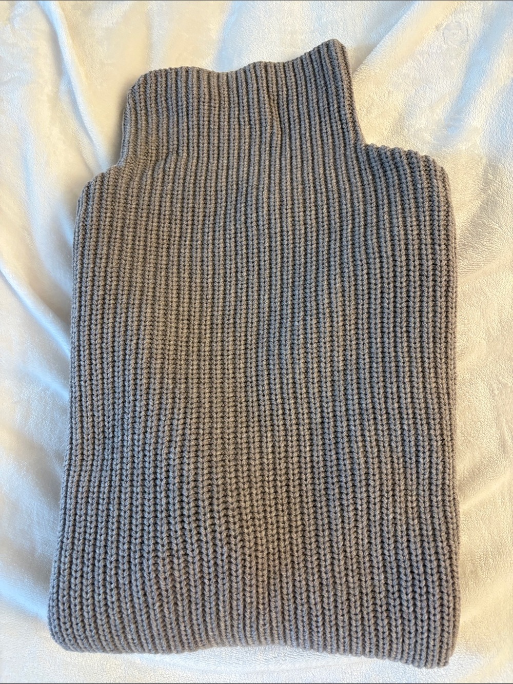 NWT Aritzia Wilfred Montpellier Turtleneck Sweater Dress - Heather Dark Oatmeal - Picture 3 of 3